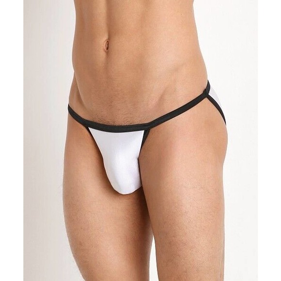 N2N BODYWEAR DAREDEVIL SWIM BIKINI WHITE - SMALL - Picture 1 of 4